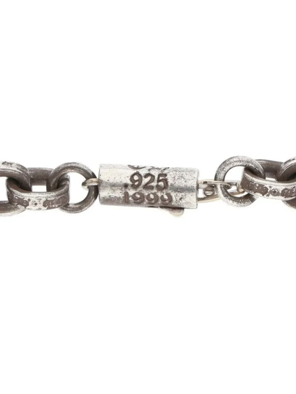 Chrome Hearts Paper Chain 18 Silver Necklace